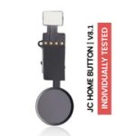 Flexible de Botón de Inicio Para iPhone 7 / 8 / 7 Plus / 8 Plus / SE (2020 / 2022) (Negro Jet / Mate) (JC / Version 8.1) (Funciona Como Botón)