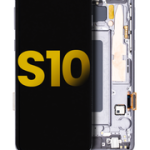 Pantalla OLED Con Marco Para Samsung Galaxy S10 (G973 / 2019) (Reconstruida) (Negro)
