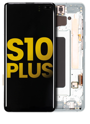 Pantalla OLED Con Marco Para Samsung Galaxy S10 Plus (G975F / 2019) (Reconstruida) (Verde)