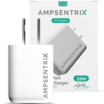 Cargador Dual USB / USB-C Power AmpSentrix (20W)