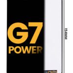 Pantalla LCD Para Motorola G7 Power (XT1955 / 2019) (Versión Internacional ) (154 mm) (Reconstruida) (Negro)