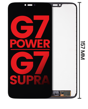 Pantalla LCD Para Motorola G7 Power (XT1955 / 2019) / G7 Supra (XT1955-5/6DL / 2019) (Versión Norte America) (157 mm) (Negro)