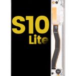 Pantalla OLED Con Marco Para Samsung Galaxy S10 Lite (G770F / 2020) (Reconstruida) (Blanco)