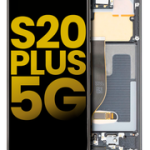 Pantalla OLED con Marco Para Samsung Galaxy S20 Plus 5G (G986 / 2020) (Reconstruida) (Negro)