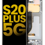 Pantalla OLED con Marco Para Samsung Galaxy S20 Plus 5G (G986 / 2020) (Reconstruida) (Gris)