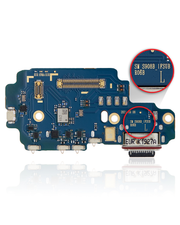 Centro de Carga con Lector de Tarjeta SIM Para Samsung Galaxy S22 Ultra 5G (S908B/N) (Versión Internacional)