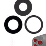 Lente de Camara Trasera Para iPhone 13 Pro / 13 Pro Max (Solo Vidrio) (Set de 3) (Zafiro Real)