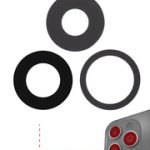 Lente de Camara Trasera Para iPhone 13 Pro / 13 Pro Max (Solo Vidrio) (Set de 3) (Paquete de 10)