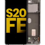 Pantalla OLED Con Marco Para Samsung Galaxy S20 FE 4G / 5G (G780 / 2020) (Reconstruida) (Blanco)