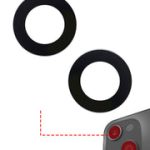 Lente de Camara Trasera Para iPhone 14 / 14 Plus / 15 / 15 Plus (Solo Vidrio) (Sete de 2 Pz) (Zafiro Real)