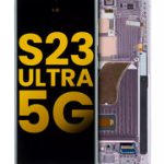 Pantalla OLED con Marco Para Samsung Galaxy S23 Ultra 5G (Reconstruida) (Lavanda)