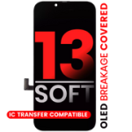 Pantalla OLED Para iPhone 13 (Calidad Aftermarket Pro: XO7 / Soft) Negro