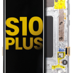 Pantalla OLED Con Marco Para Samsung Galaxy S10 Plus (G975F / 2019) (Reconstruida) (Plateado)