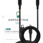 Cable de Carga Rápida Tipo C a Lightning (AmpSentrix)