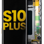 Pantalla OLED Con Marco Para Samsung Galaxy S10 Plus (G975F / 2019) (Reconstruida) (Negro)