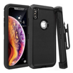 Funda 2 en 1 de Uso Rudo con Sujetador para iPhone X / XS