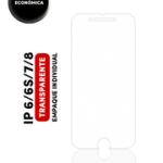Mica Templada Económica Para iPhone 6 / 6S / 7 / 8 (Empaque Individual)