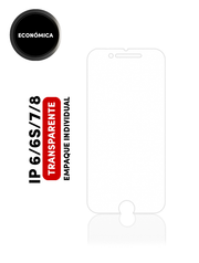 Mica Templada Económica Para iPhone 6 / 6S / 7 / 8 (Empaque Individual)