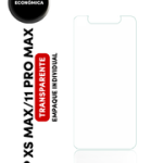 Mica Templada Económica Para iPhone XS Max / 11 Pro Max (Empaque Individual)