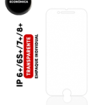 Mica Templada Económica Para iPhone 6 Plus / 6S Plus / 7 Plus / 8 Plus (Empaque Individual)