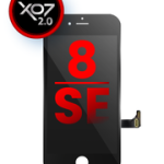 Pantalla LCD Para iPhone 8 / SE (2020 / 2022) (Calidad Aftermarket Pro, XO7 / Incell) Negro